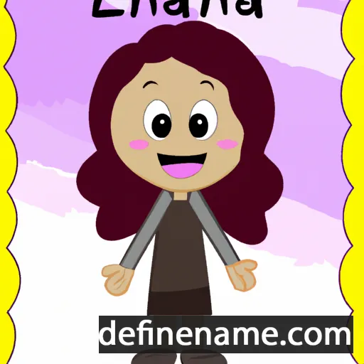 cartoon of the name Eliathah