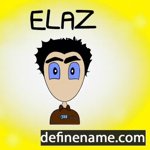 cartoon of the name Eliazar