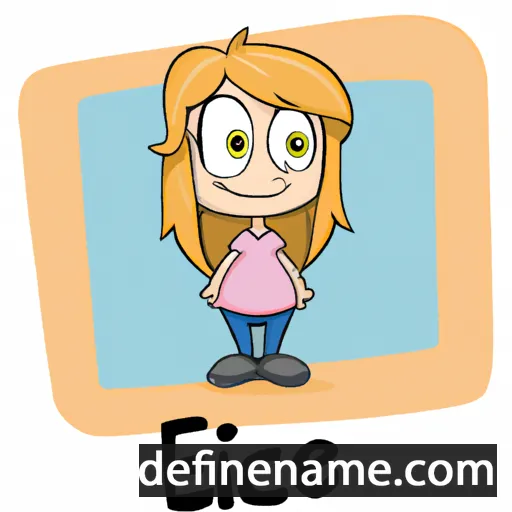 cartoon of the name Elice