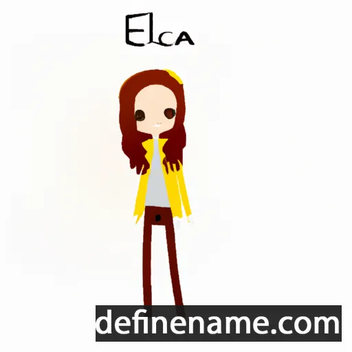 Elicena cartoon