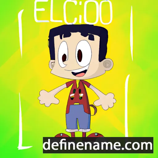 cartoon of the name Elicio