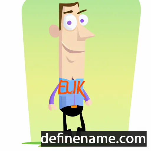 cartoon of the name Elick