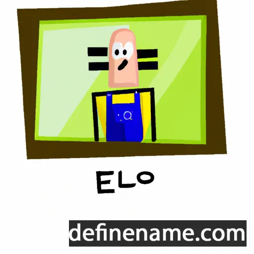 cartoon of the name Elicot