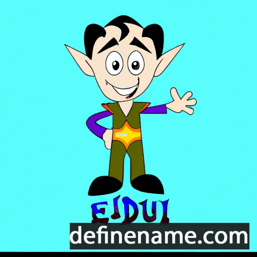 cartoon of the name Elidur