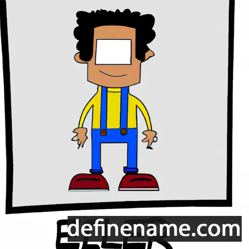 cartoon of the name Eliëzer