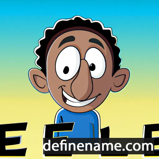 cartoon of the name Elie