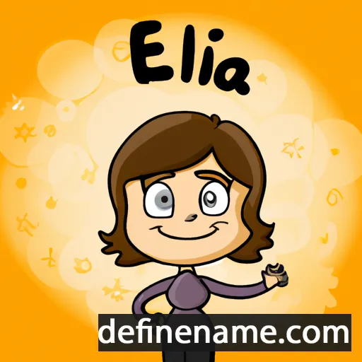 Eliena cartoon