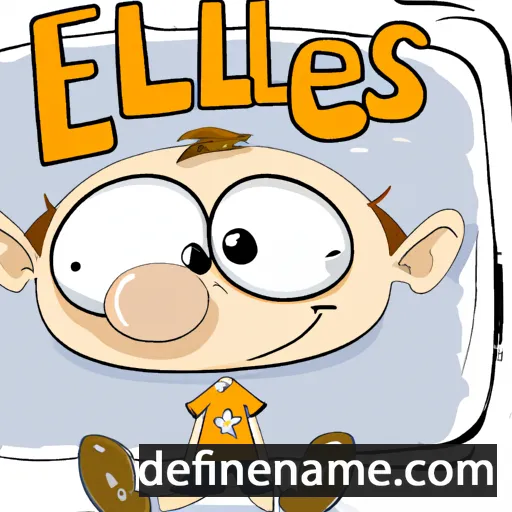 cartoon of the name Elies