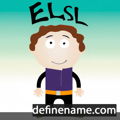 cartoon of the name Eliesar