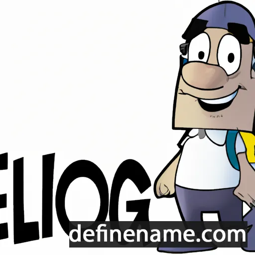 cartoon of the name Eligor