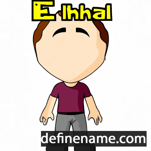 cartoon of the name Eliha