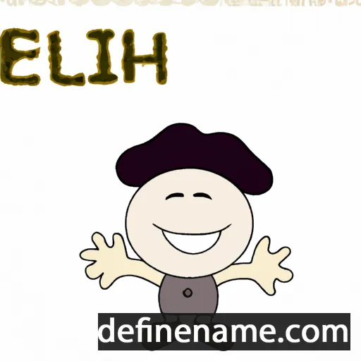 cartoon of the name Elihú