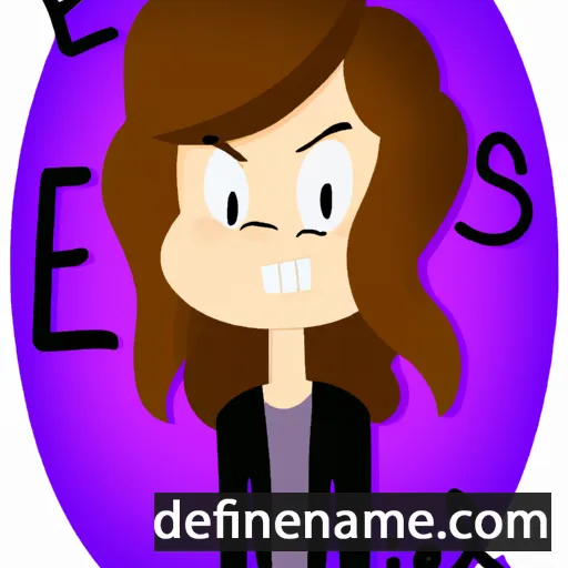 cartoon of the name Eliise