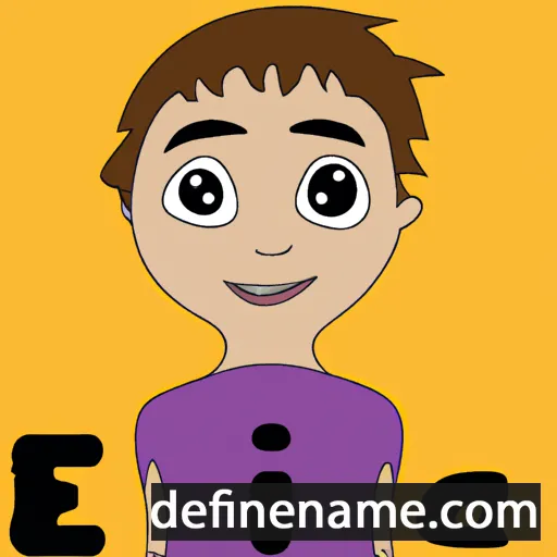 cartoon of the name Elija