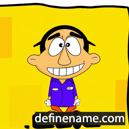 cartoon of the name Elije