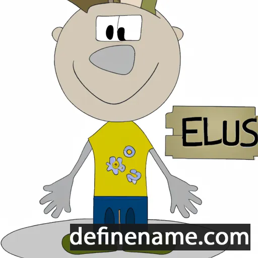 cartoon of the name Elijus