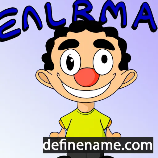 cartoon of the name Elimar