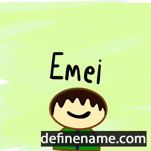 cartoon of the name Elime