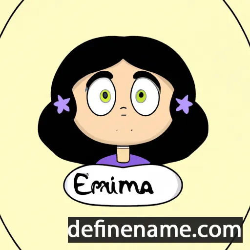 cartoon of the name Elimira