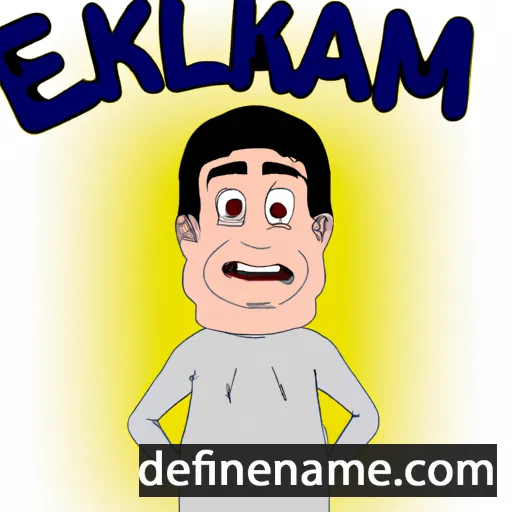 cartoon of the name Elimkhan