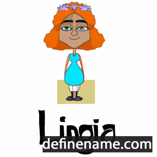 cartoon of the name Elinga