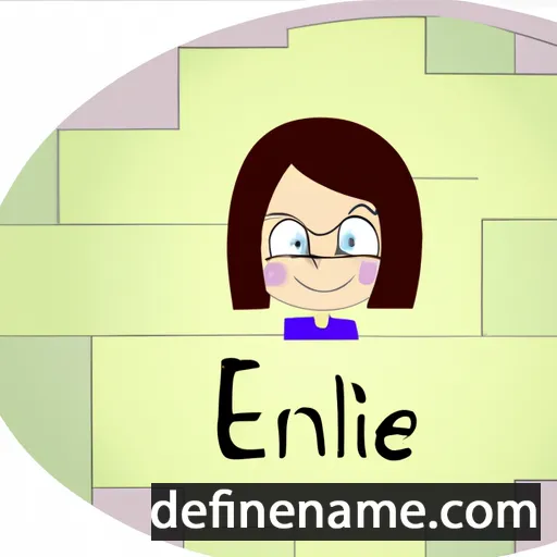 cartoon of the name Elinne