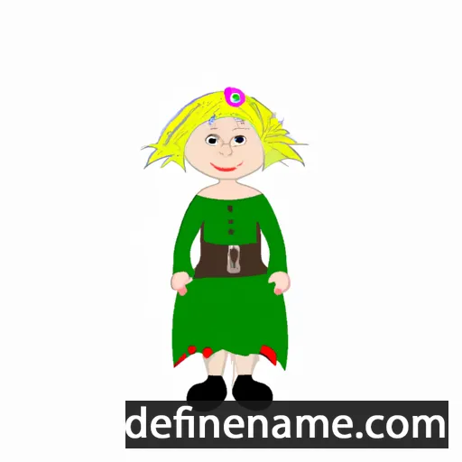 cartoon of the name Elinore