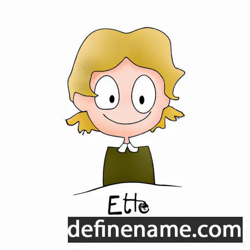 cartoon of the name Eliotte