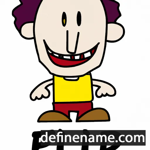 cartoon of the name Elipaz