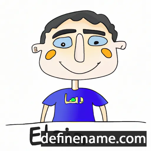 cartoon of the name Eliran