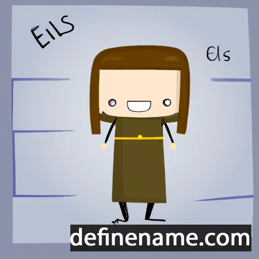 cartoon of the name Elis