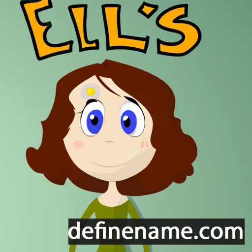 cartoon of the name Elis