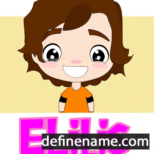 cartoon of the name Elis