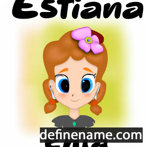 Elisanna cartoon