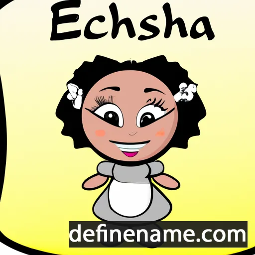 cartoon of the name Elischeba