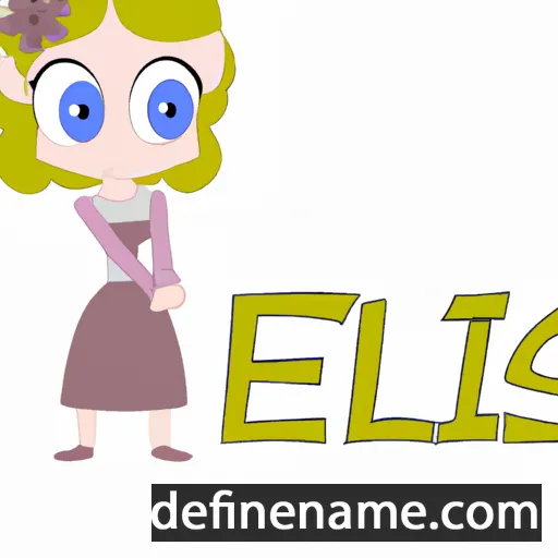 cartoon of the name Elisei