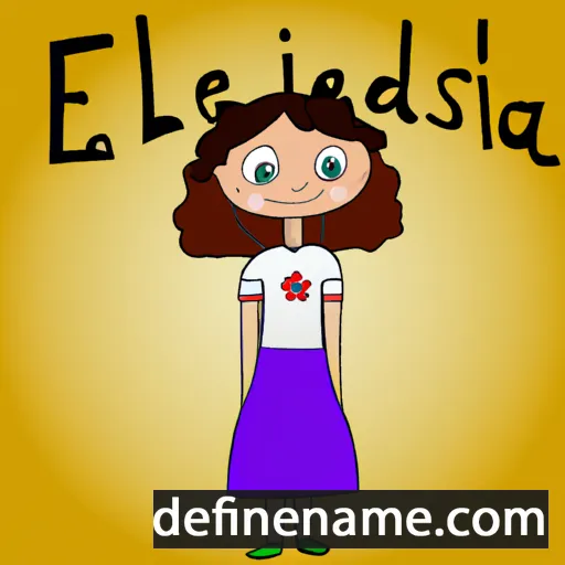 Elisenda cartoon