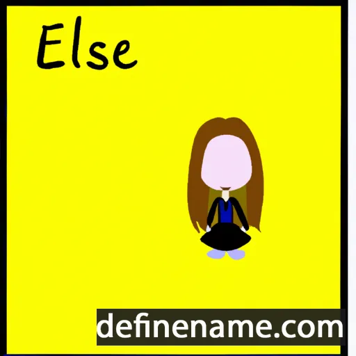 Elisene cartoon