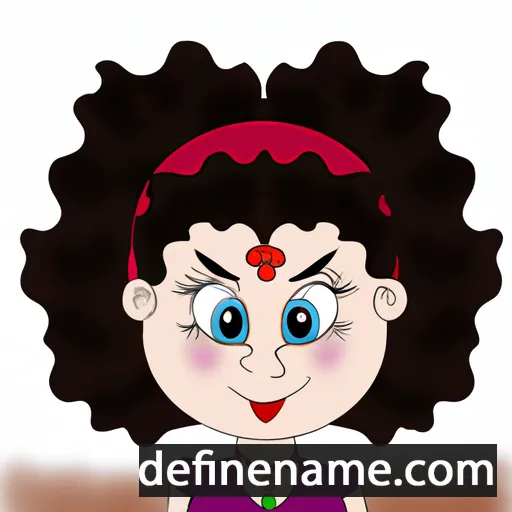 cartoon of the name Elisiana