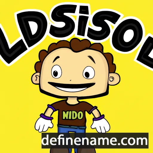 cartoon of the name Elissandro