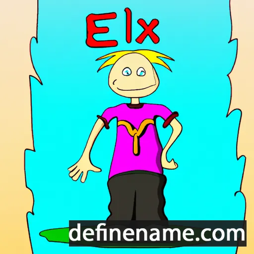 Elix cartoon