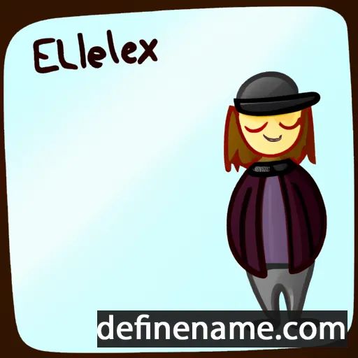 Elixabet cartoon