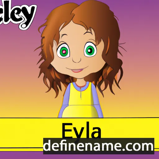 cartoon of the name Eliya