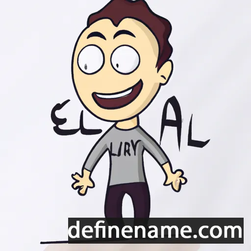 cartoon of the name Eliyar