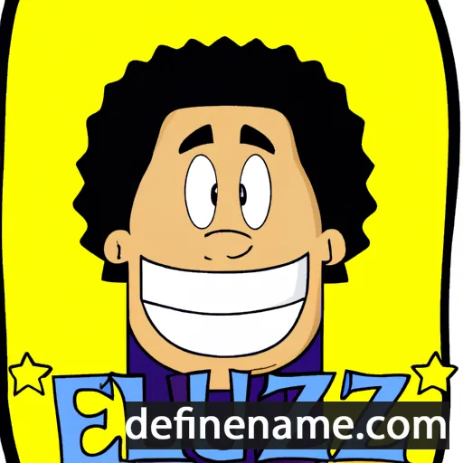 cartoon of the name Elizeu