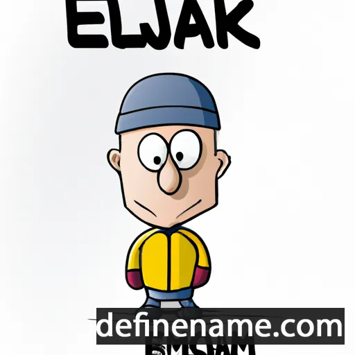 cartoon of the name Eljakim