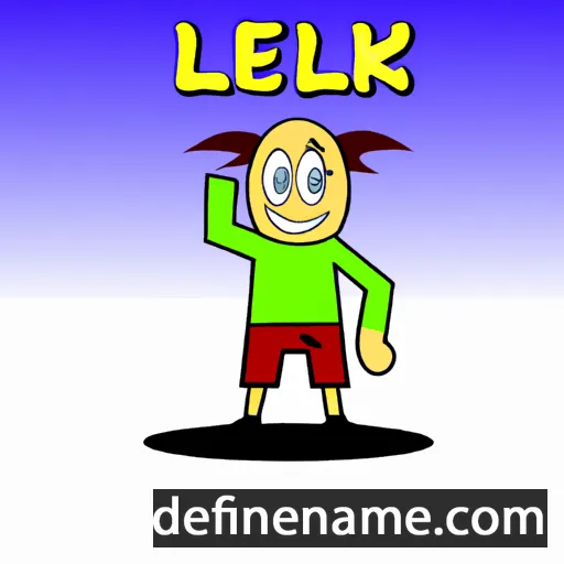 cartoon of the name Ellák