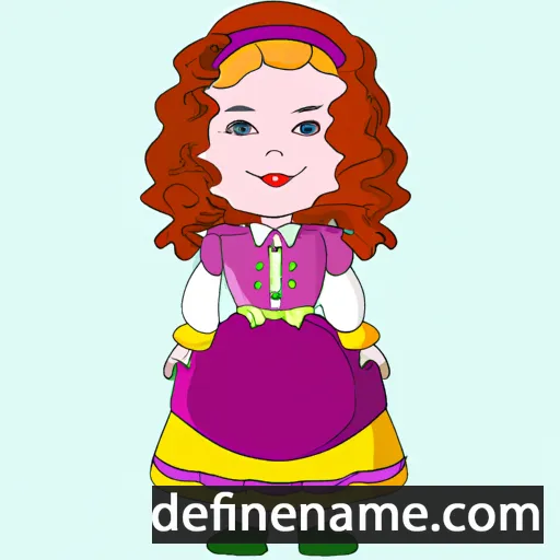 cartoon of the name Ellabeth