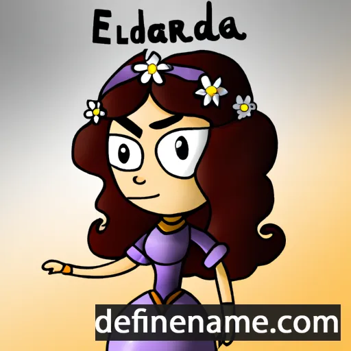 Elladora cartoon