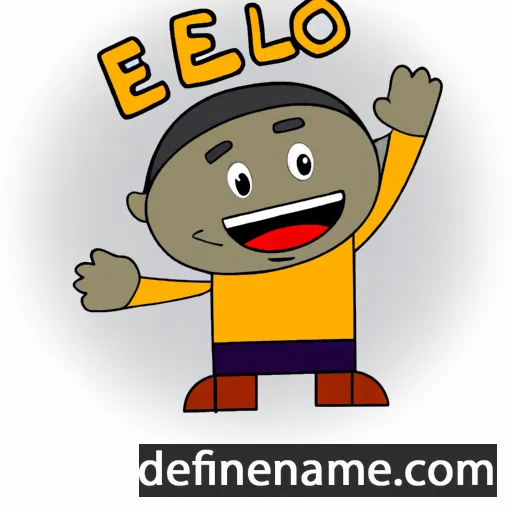 cartoon of the name Ellajo